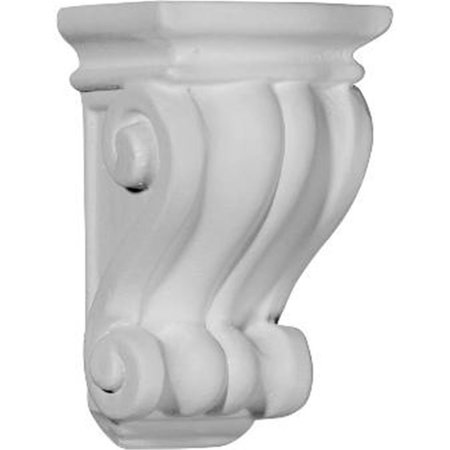 DWELLINGDESIGNS 3.50 in. W x 3 in. D x 6.75 in. H Architectural Traditional Cole Pilaster Corbel DW68986